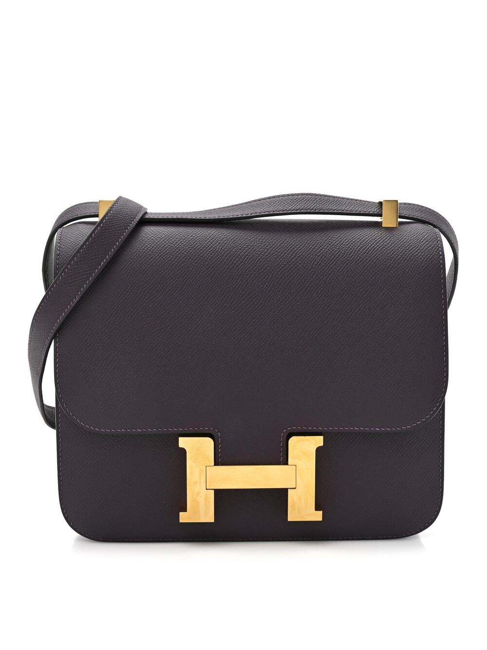 Hermes Epsom Constance 24 Raisin #351529H11B